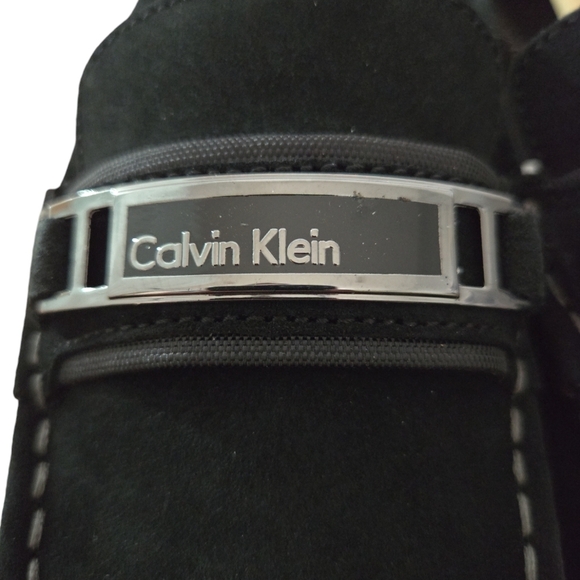 Calvin Klein Mario Suede Black Loafers Size 9M main image 5